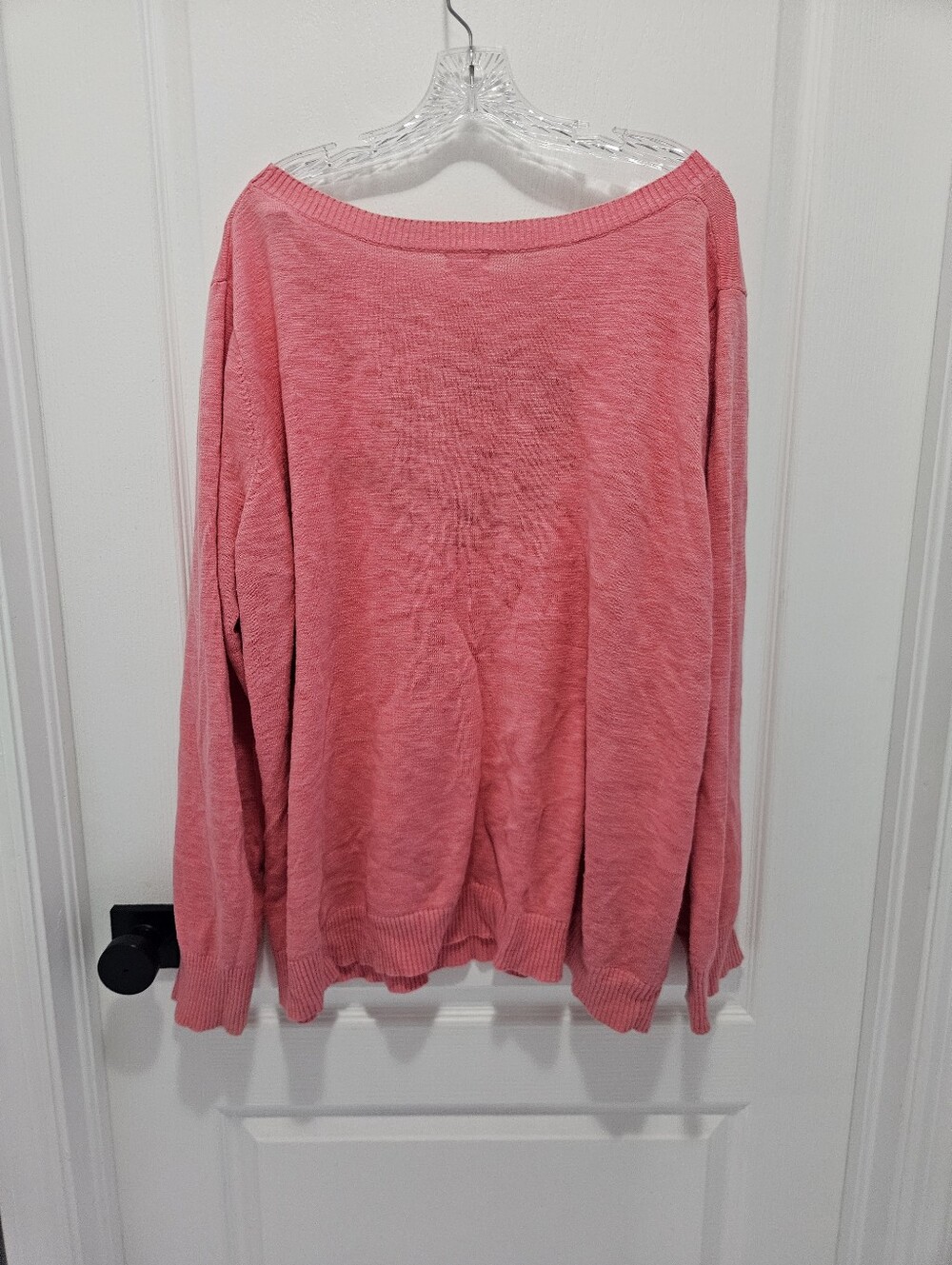 Mossimo Long Sleeve Sweater Hedgehog Print 100% Cotton 3xl Pink - Picture 4 of 4